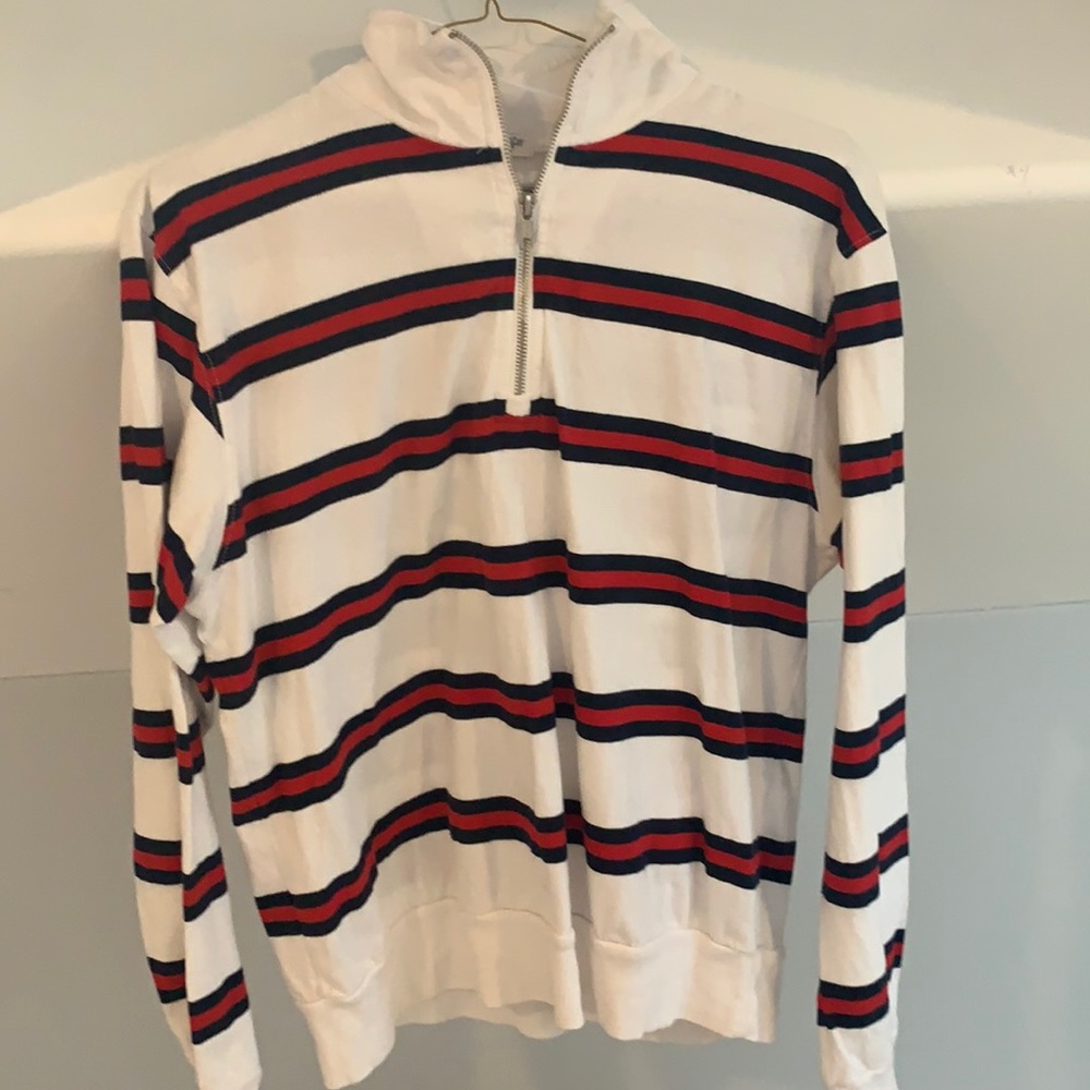 Quarter Zip Brandy Melville Rugby Sweatshirt